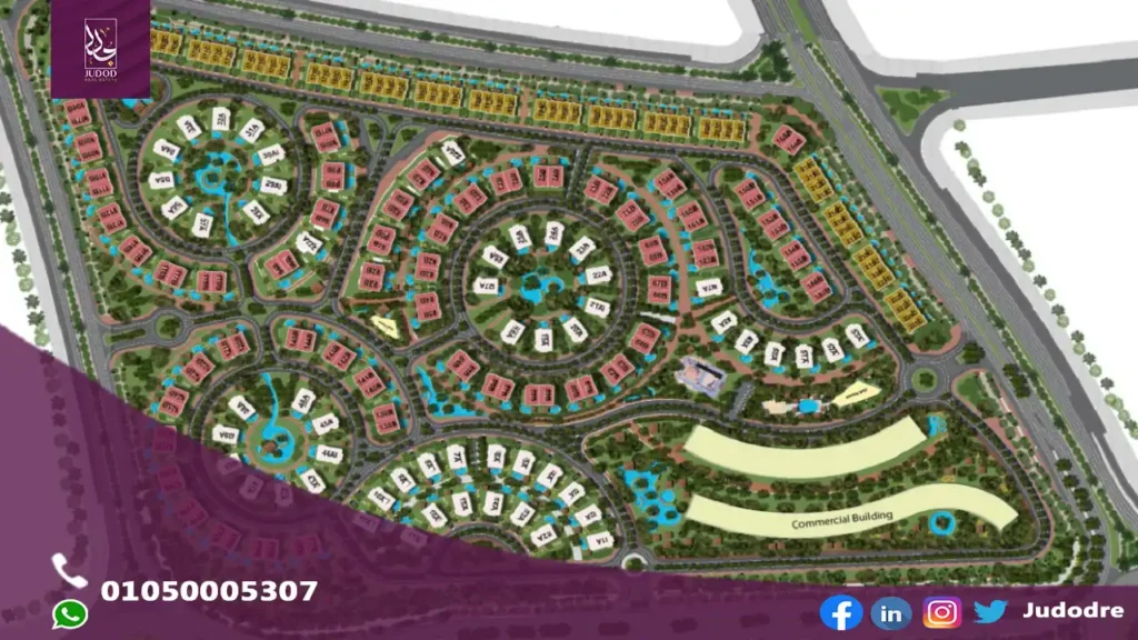 فيلا 360متر للبيع في كمبوند لافيردى كاسيت العاصمة الإدارية الجديدة La Verde Casette New Capital - 1