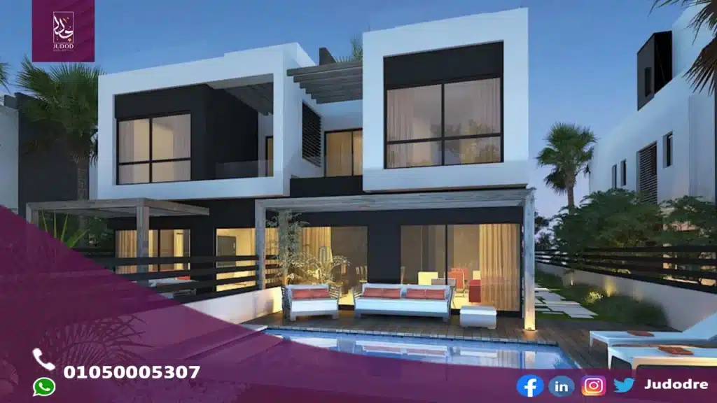 تاون هاوس 268 متر للبيع  في كمبوند بالم هيلز التجمع الخامس PALM HILLS NEW CAIRO - 3