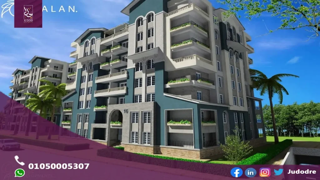 امتلك شقة 185 متر للبيع  في كمبوند كتالان العاصمة الادارية الجديدة Compound Catalan New Capital - 5