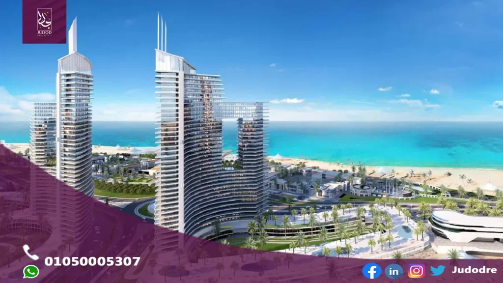 امتلك شالية 54 متر فيِ أبراج ذا جيت العلمين الجديدة The Gate Towers New Alamein - 1