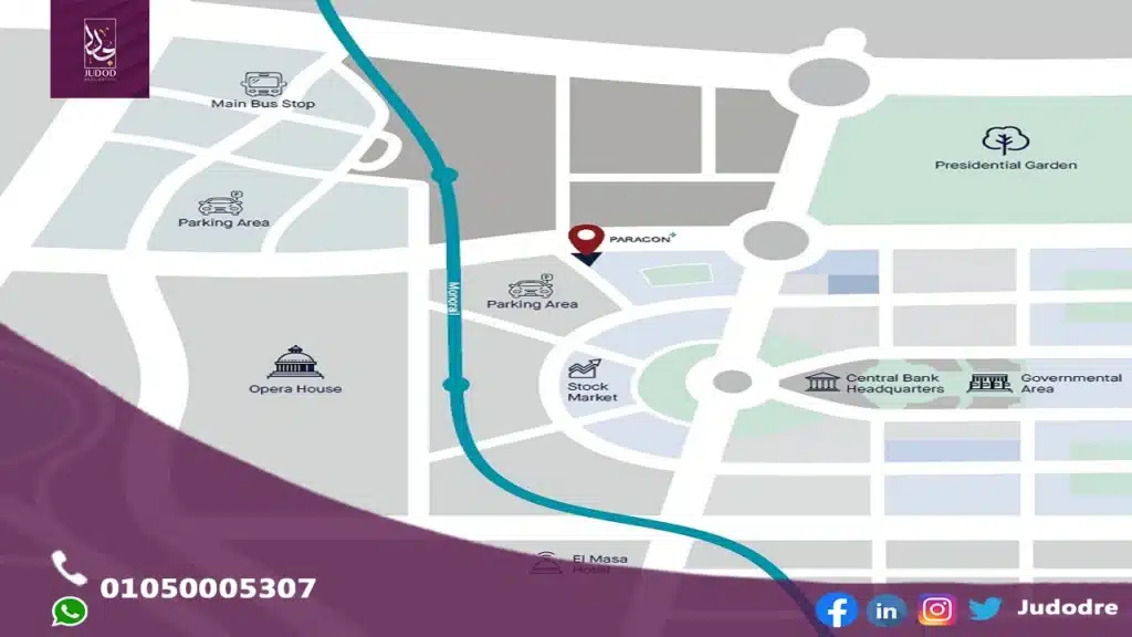 امتلك مكتب 115 متر في مول باراجون العاصمة الإدارية الجديدة Mall Paragon New Capital - 5