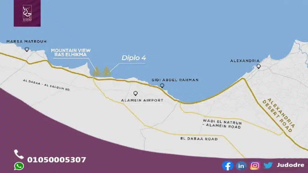 امتلك تاون هاوس 166 متر في قرية جيفيرا الساحل الشمالي Jefaira North Coast - 3