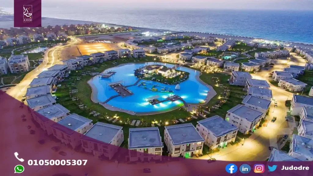 شاليه للبيع 110 متر في قرية أمواج الساحل الشمالي Amwaj North Coast - 2