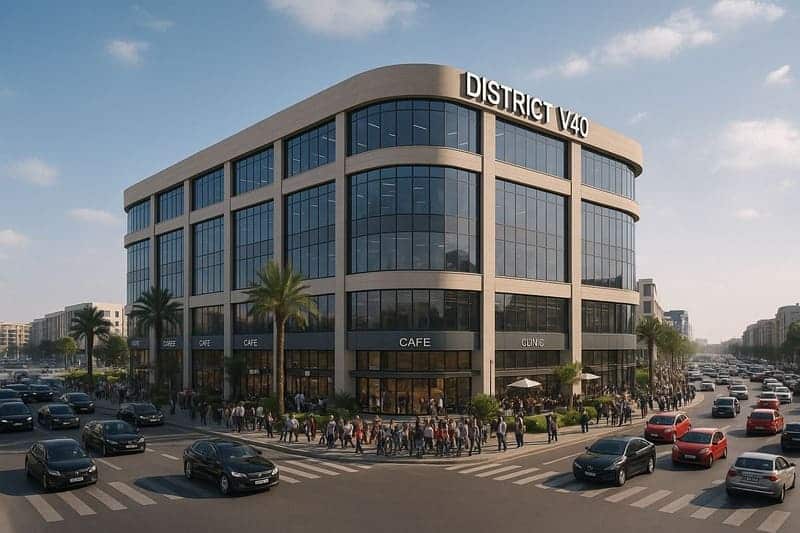 مشروع ديستركت مول V40 التجمع الخامس من سيتي ايدج District V40 - 2