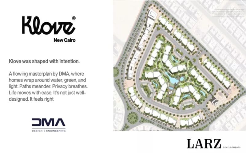 كمبوند كلوف التجمع الخامس Klove New Cairo تفاصيل واسعار 3 أنواع ومساحات Compound Klove New Cairo