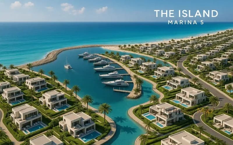 قرية ذا ايلاند مارينا 5 الساحل الشمالي The Island Marina 5 3 تصميم The Island Marina 5 North Coast