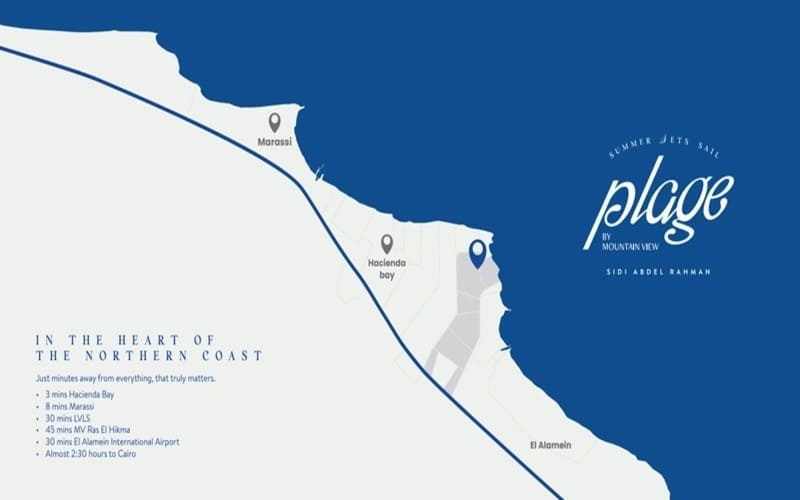 قرية بلاج ماونتن فيو الساحل الشمالي Plage Mountain View 2025