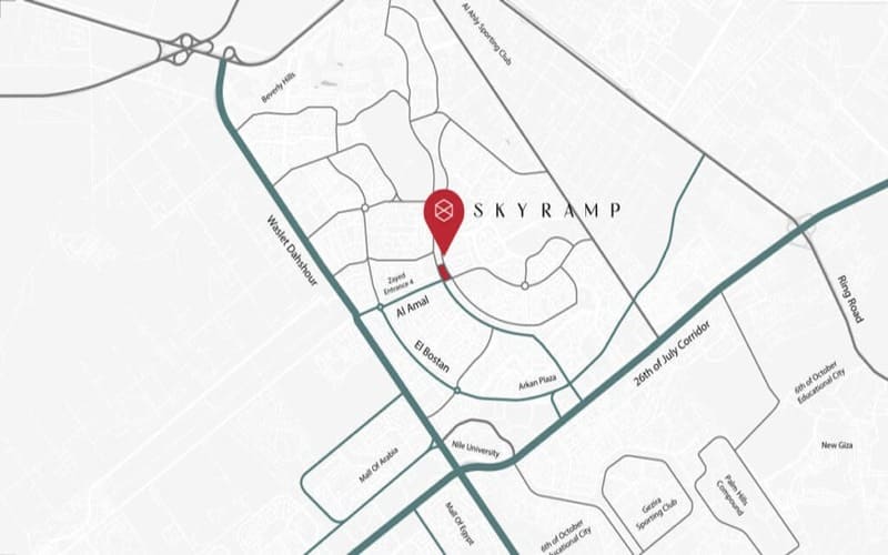 كمبوند سكاي رامب زايد الجديدة Sky Ramp New Zayed 2025 2 مشروع سكاي رامب زايد الجديدة