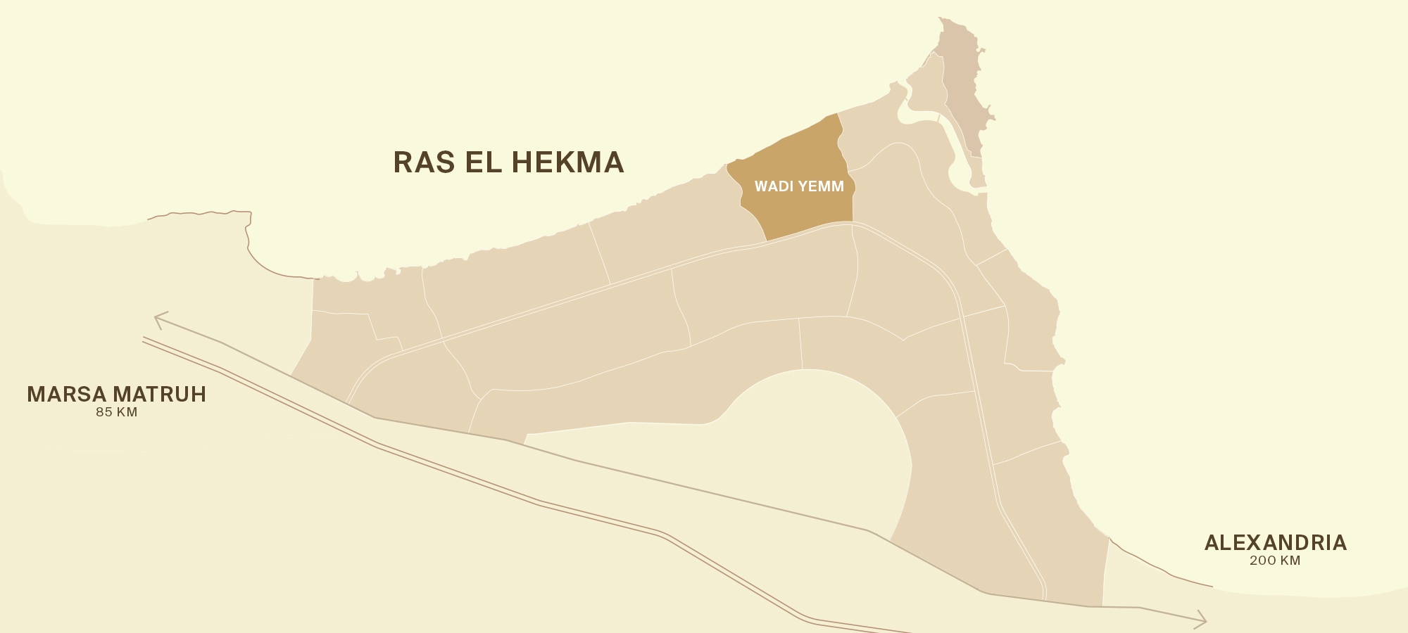 مشروع مدن راس الحكمة Modon Ras Elhikma تفاصيل واسعار 2 موقع مشروع شركة مدن رأس الحكمة