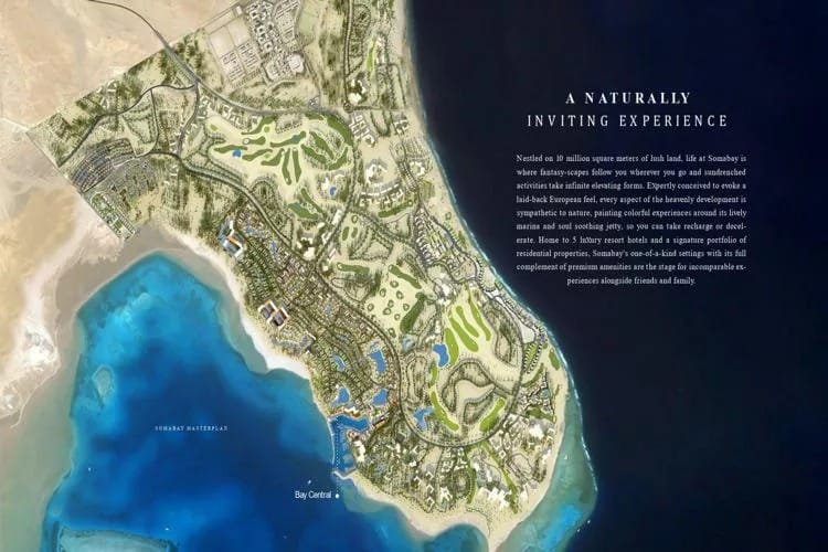 موقع قرية سوما باي الغردقة البحر الأحمر