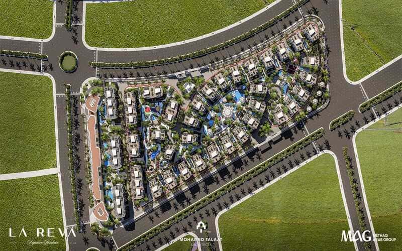 كمبوند لاريفا العاصمة الإدارية تفاصيل واسعار La Reva New Capital 2 La Reva New Capital