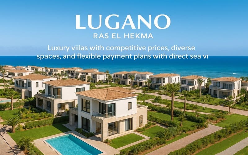 قرية لوجانو رأس الحكمة تفاصيل و اسعار Lugano Ras El Hekma 1 قرية لوجانو الساحل الشمالي