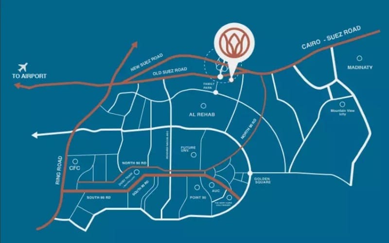 كمبوند نايل بوليفارد التجمع الخامس تفاصيل واسعار Nile boulevard