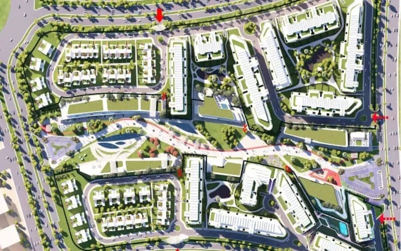 كمبوند بورد ووك العاصمة الادارية تفاصيل و اسعار Boardwalk Compound 3 Boardwalk Compound