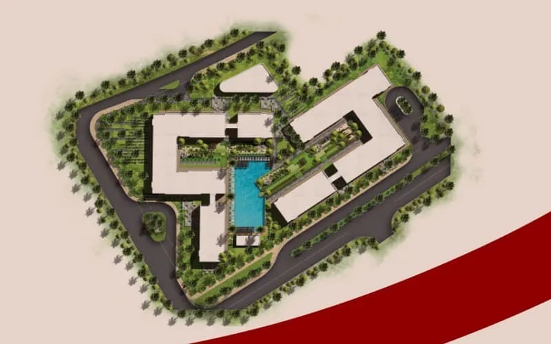 كمبوند ذا ريد ريزيدنس التجمع الخامس Compound The Red Residence New Cairo بمقدم 10% 3 Compound The Red Residence New Cairo