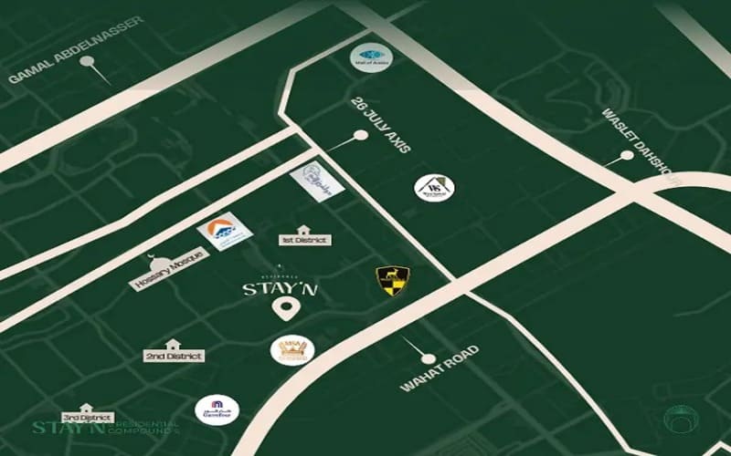 كمبوند ستاي إن أكتوبر تفاصيل واسعار Stay Inn 6 October 2 موقع كمبوند ستاي ان 6 أكتوبر