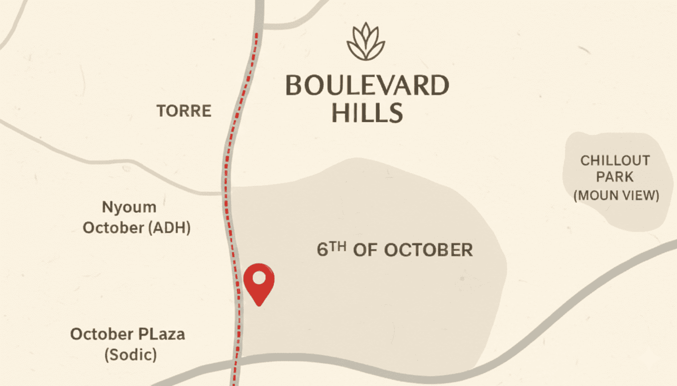 كمبوند بوليفارد هيلز 6 أكتوبر تفاصيل و أسعار Boulevard Hills - 5