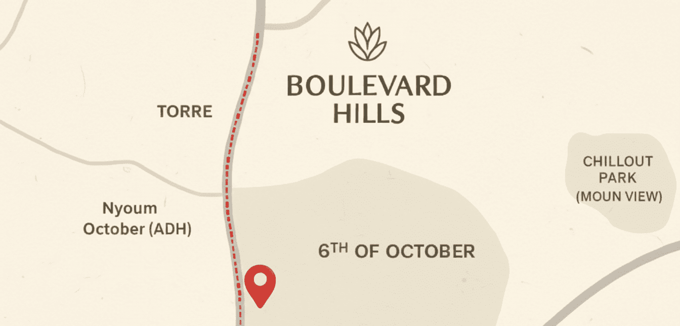 كمبوند بوليفارد هيلز 6 أكتوبر تفاصيل و أسعار Boulevard Hills - 6