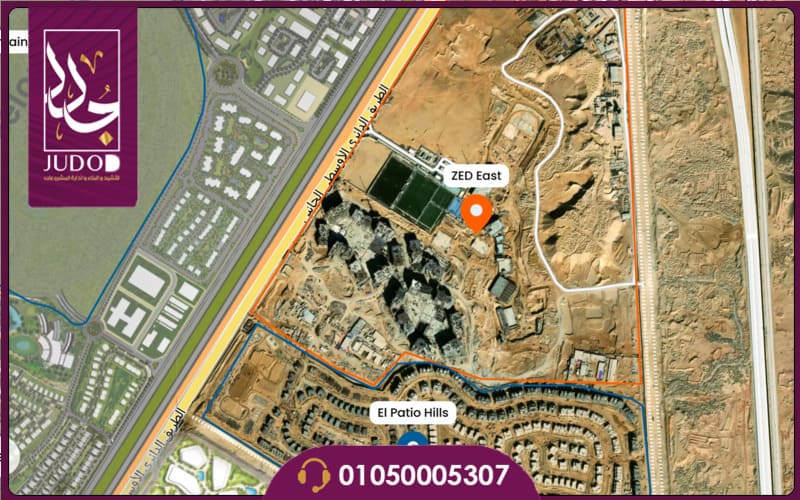 لوكيشن كمبوند زيد ايست التجمع الخامس موقع كمبوند زيد ايست التجمع الخامس