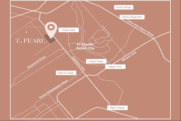 كمبوند تي بيرل زايد الجديدة T Pearl New Zayed تفاصيل واسعار 1 كمبوند تي بيرل زايد الجديدة