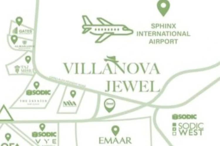 كمبوند جويل زايد الجديدة Jewel New Zayed تفاصيل واسعار