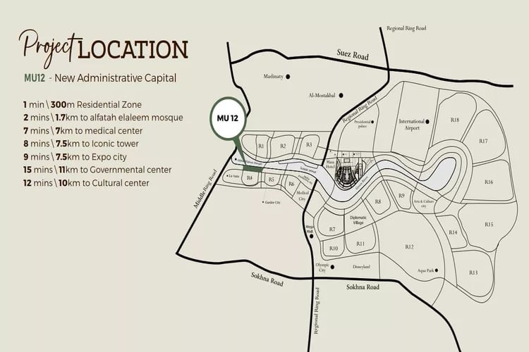 موقع مول NEDIT تاور العاصمة الإدارية موقع مول NEDIT تاور العاصمة الإدارية