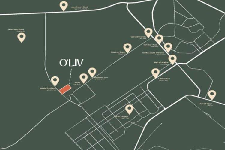 كمبوند أوليف زايد الجديدة Oliv New Zayed معلومات وأسعار 1 كمبوند أوليف زايد الجديدة