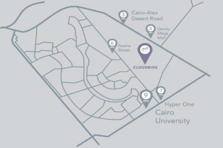 كمبوند كلاود سايد الشيخ زايد Cloudside Zayed بمقدم 10%