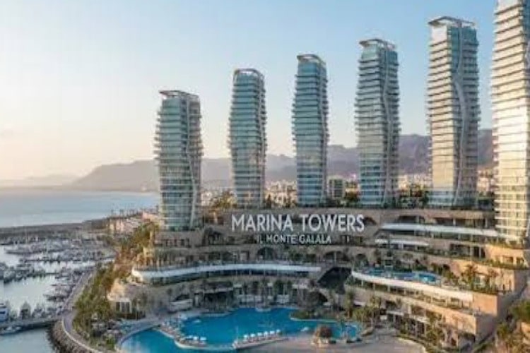 مشروع مارينا تاورز المونت جلالة Marina Towers 2026