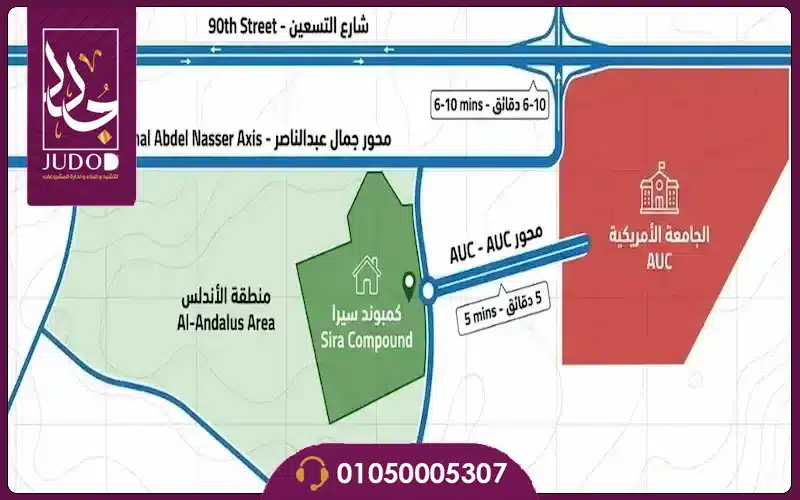 أين يقع كمبوند Sira التجمع الخامس بالتحديد؟