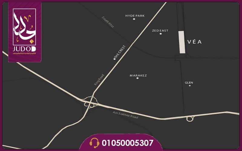 Compound VEA New Cairo by IL Cazar 2026 7 Location of Vea New Cairo Compound