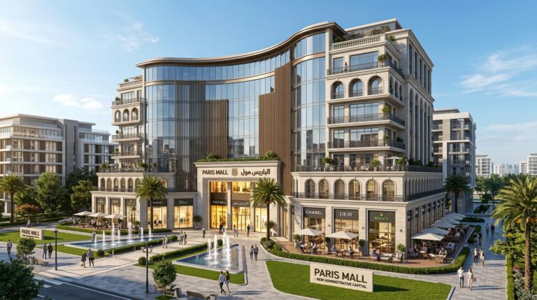 مول باريس العاصمة الإدارية Paris Mall أسعار ومساحات 2027