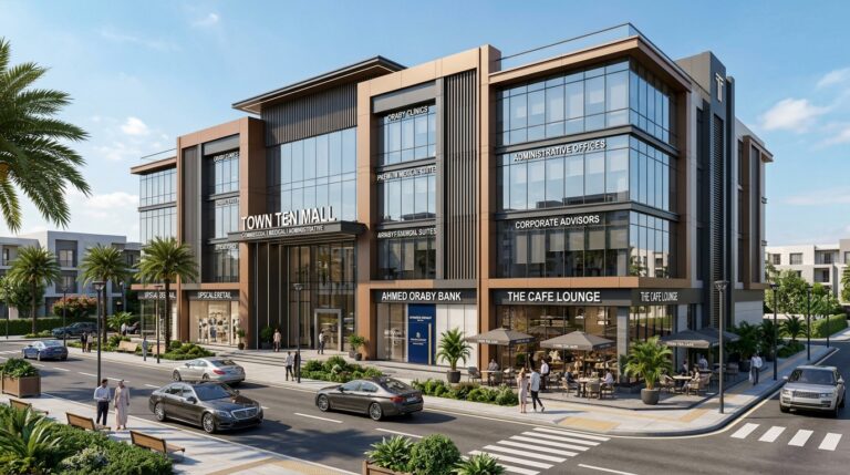 مول تاون تن عرابي Town Ten Mall Oraby العبور الجديدة